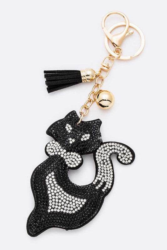 Black Cat Crystal Pillow Key Chain - Shop Style & More | Fresh Looks, Everyday Deals & Free Shipping