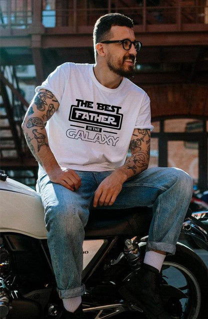 Best Father in the Galaxy Graphic Mens Tee - Shop Style & More | Fresh Looks, Everyday Deals & Free Shipping