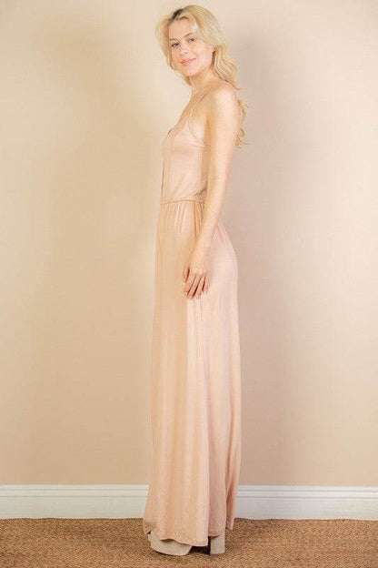 Button Front Wide Leg Jumpsuit - Shop Style & More | Fresh Looks, Everyday Deals & Free Shipping