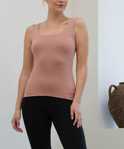 BAMBOO DOUBLE LAYERED TANK - Shop Style & More | Fresh Looks, Everyday Deals & Free Shipping