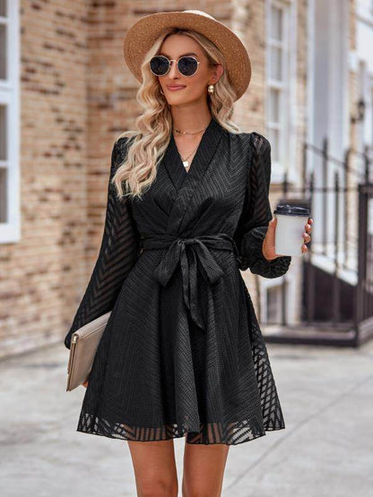 Long sleeve wrap front dress - Shop Style & More | Fresh Looks, Everyday Deals & Free Shipping