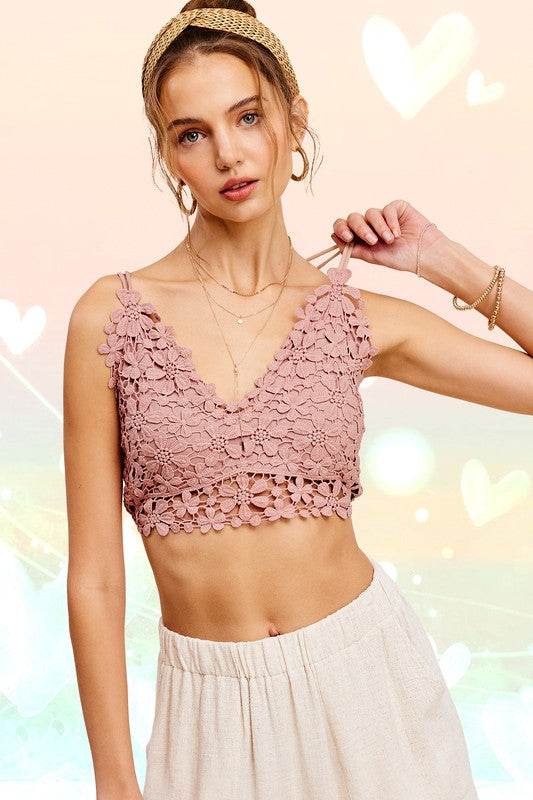 Crochet Lace Bralette Top - Shop Style & More | Fresh Looks, Everyday Deals & Free Shipping