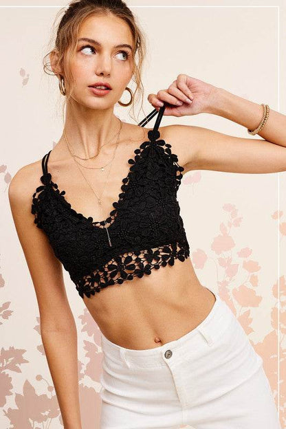 Crochet Lace Bralette Top - Shop Style & More | Fresh Looks, Everyday Deals & Free Shipping