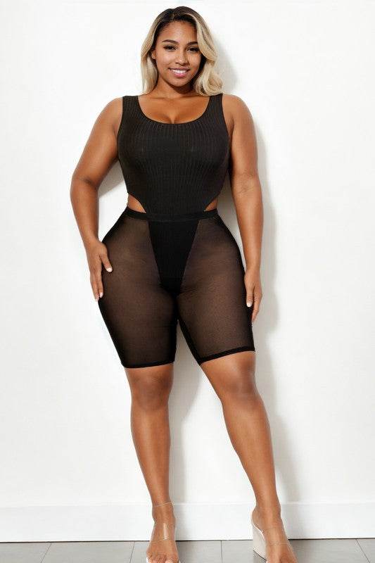 Plus Size Mesh Biker Shorts - Shop Style & More | Fresh Looks, Everyday Deals & Free Shipping