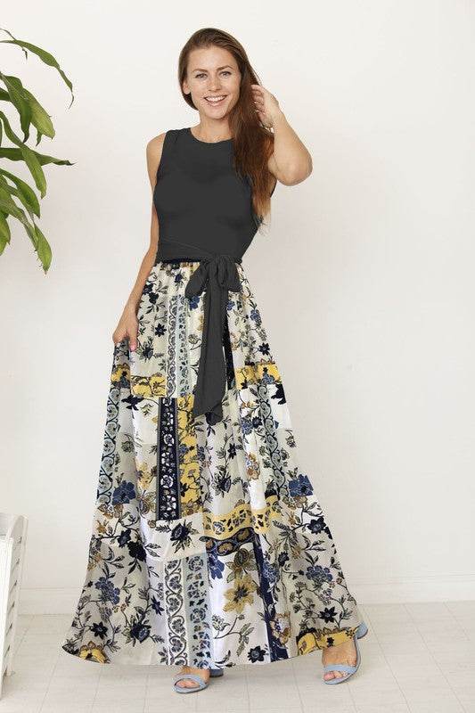Sleeveless handkerchief woven skirt maxi dress - Shop Style & More | Fresh Looks, Everyday Deals & Free Shipping