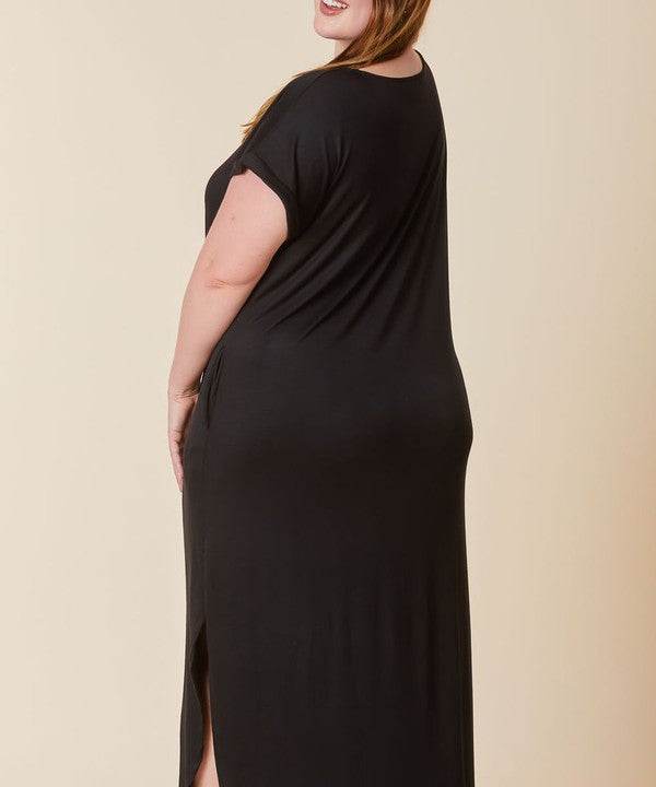 BAMBOO MAXI DRESS CURVY SIZE - Shop Style & More | Fresh Looks, Everyday Deals & Free Shipping