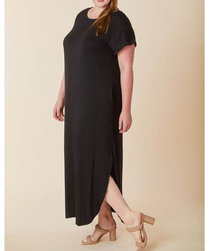 BAMBOO MAXI DRESS CURVY SIZE - Shop Style & More | Fresh Looks, Everyday Deals & Free Shipping
