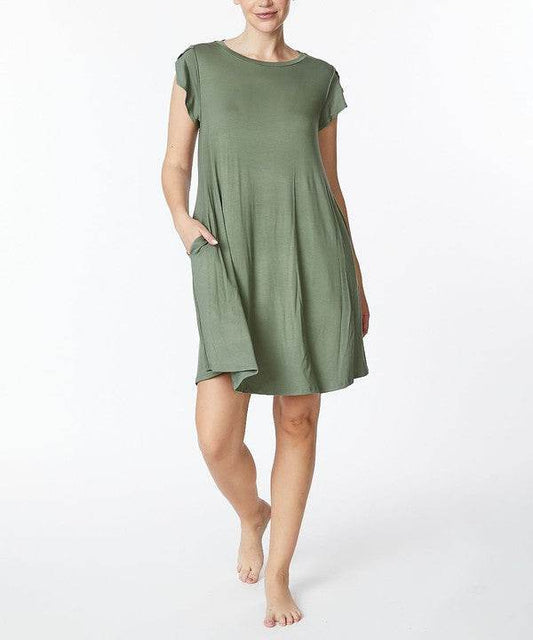 BAMBOO TULIP SLEEVE DRESS - Shop Style & More | Fresh Looks, Everyday Deals & Free Shipping