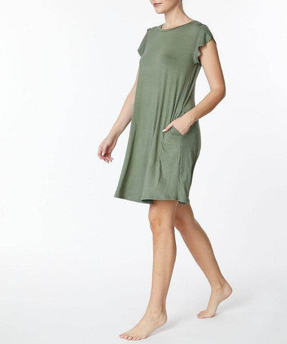BAMBOO TULIP SLEEVE DRESS - Shop Style & More | Fresh Looks, Everyday Deals & Free Shipping