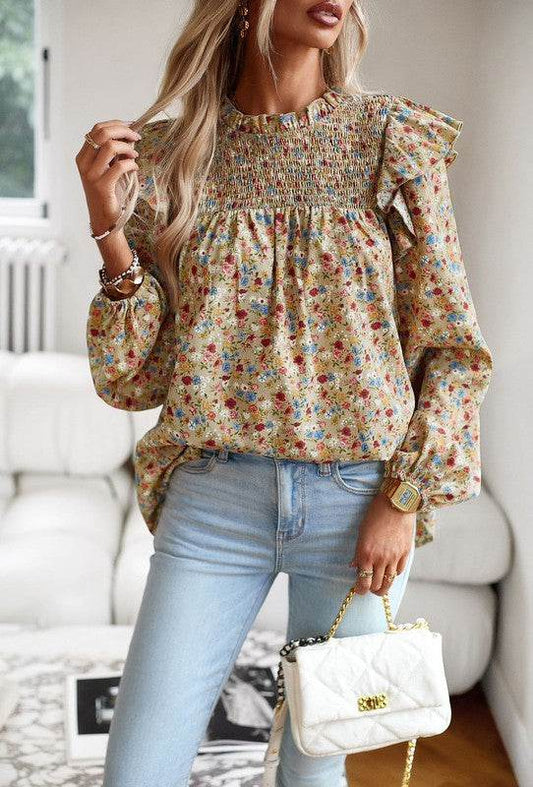 Long sleeve floral blouse - Shop Style & More | Fresh Looks, Everyday Deals & Free Shipping