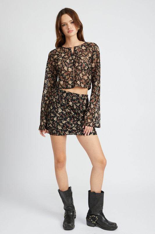 LACE EMBROIDERY MINI SKIRT - Shop Style & More | Fresh Looks, Everyday Deals & Free Shipping