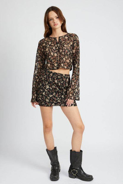 LACE EMBROIDERY MINI SKIRT - Shop Style & More | Fresh Looks, Everyday Deals & Free Shipping