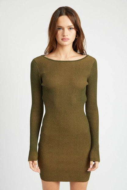 BODYCON MINI DRESS WITH OPEN BACK - Shop Style & More | Fresh Looks, Everyday Deals & Free Shipping