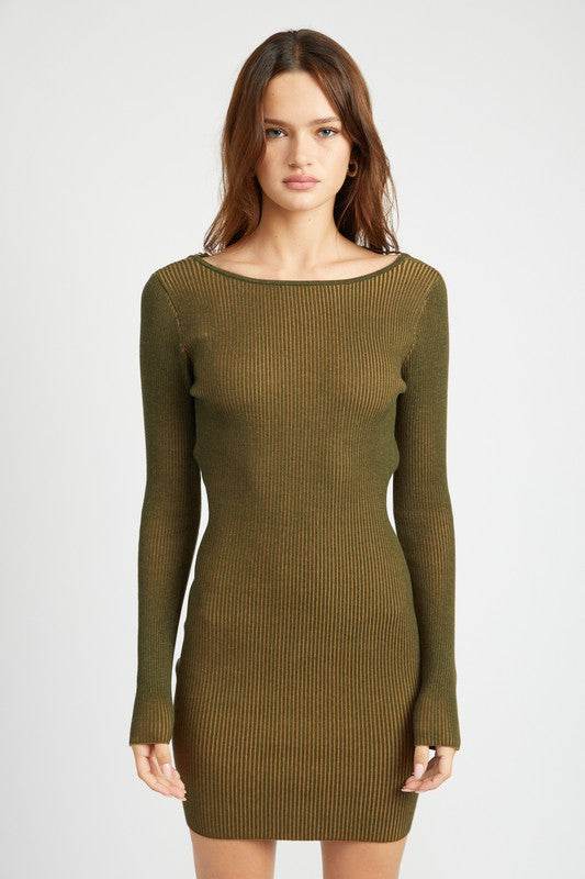 BODYCON MINI DRESS WITH OPEN BACK - Shop Style & More | Fresh Looks, Everyday Deals & Free Shipping
