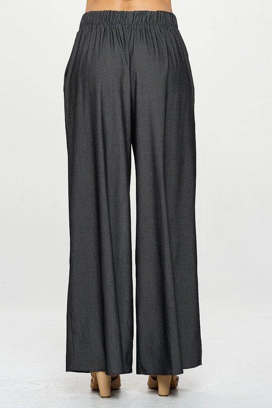 Tencel Straight Leg Pants with Side Pockets - Shop Style & More | Fresh Looks, Everyday Deals & Free Shipping