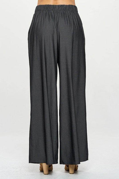 Tencel Straight Leg Pants with Side Pockets - Shop Style & More | Fresh Looks, Everyday Deals & Free Shipping