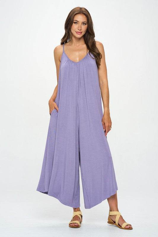Made in USA Modal Spandex Soft Knit Jumpsuit - Shop Style & More | Fresh Looks, Everyday Deals & Free Shipping