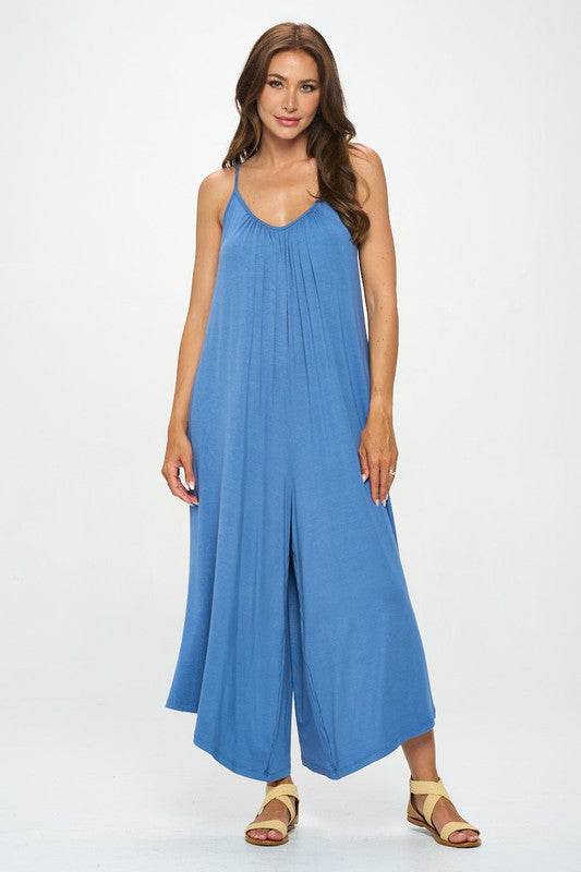 Made in USA Modal Spandex Soft Knit Jumpsuit - Shop Style & More | Fresh Looks, Everyday Deals & Free Shipping