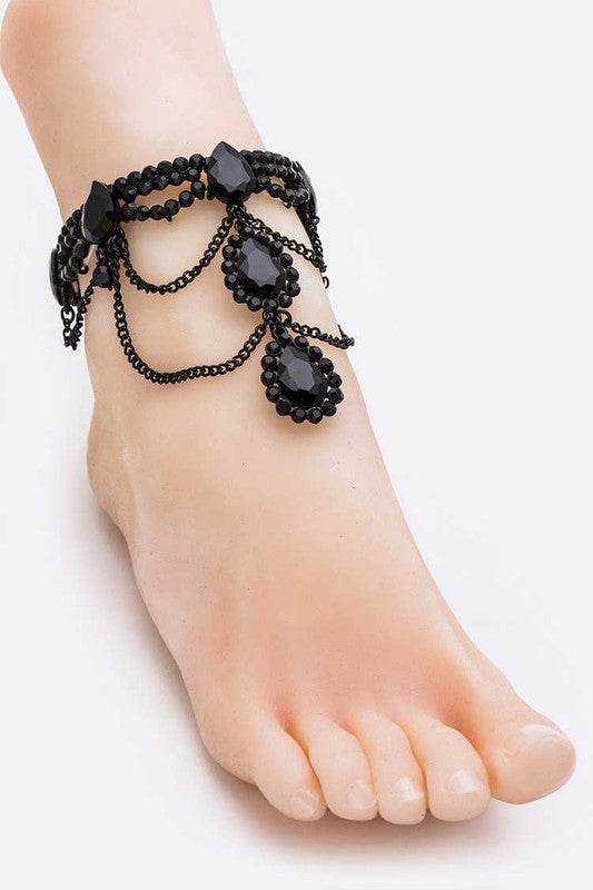 Crystal Statement Anklet - Shop Style & More | Fresh Looks, Everyday Deals & Free Shipping