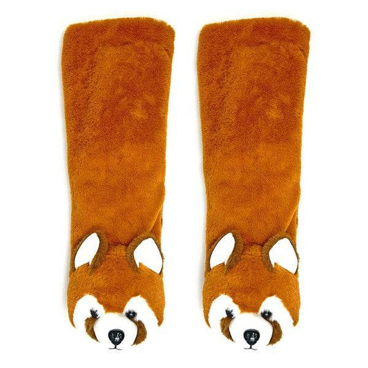 Red Panda - Kids' Plush Animal Slipper Socks - Shop Style & More | Fresh Looks, Everyday Deals & Free Shipping