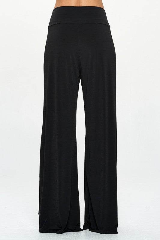 Solid Wide Leg Pants with Thick Waistband - Shop Style & More | Fresh Looks, Everyday Deals & Free Shipping