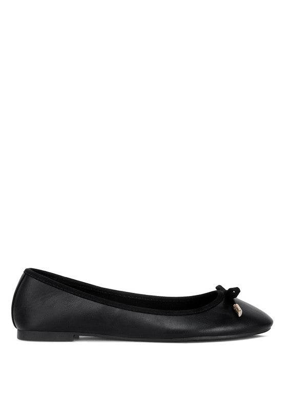 Suzzy Bow Embellished Flat Ballerinas - Shop Style & More | Fresh Looks, Everyday Deals & Free Shipping