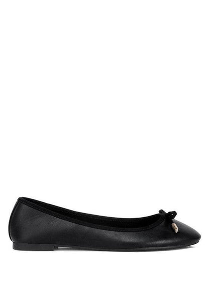 Suzzy Bow Embellished Flat Ballerinas - Shop Style & More | Fresh Looks, Everyday Deals & Free Shipping