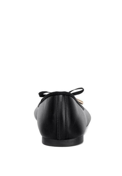 Suzzy Bow Embellished Flat Ballerinas - Shop Style & More | Fresh Looks, Everyday Deals & Free Shipping