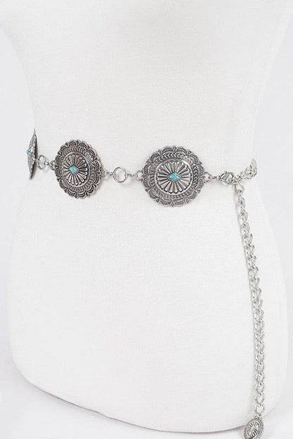 Western Concho Chain Belt - Shop Style & More | Fresh Looks, Everyday Deals & Free Shipping