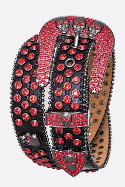 Crystal Statement Skull Belt - Shop Style & More | Fresh Looks, Everyday Deals & Free Shipping
