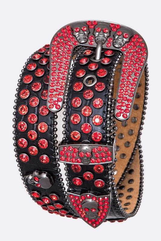 Crystal Statement Skull Belt - Shop Style & More | Fresh Looks, Everyday Deals & Free Shipping