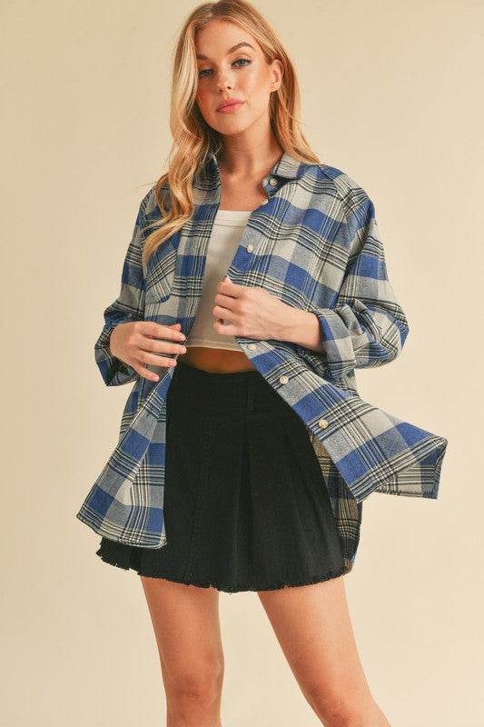 Jocia Plaid Flannel Shirt - Shop Style & More | Fresh Looks, Everyday Deals & Free Shipping