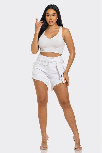 Athina casual summer strap shorts - Shop Style & More | Fresh Looks, Everyday Deals & Free Shipping