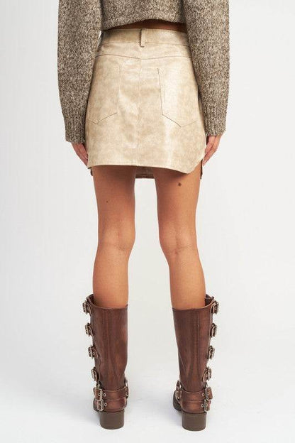MINI SKIRT WITH SHORT HEM - Shop Style & More | Fresh Looks, Everyday Deals & Free Shipping