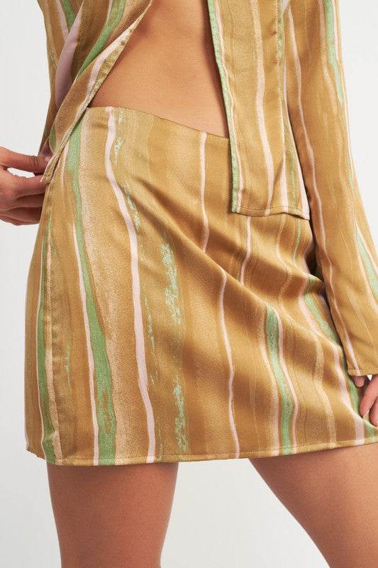 PRINTED LOW WAIST MINI SKIRT - Shop Style & More | Fresh Looks, Everyday Deals & Free Shipping