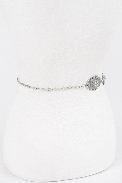 Textured Concho Western Chain Belt - Shop Style & More | Fresh Looks, Everyday Deals & Free Shipping