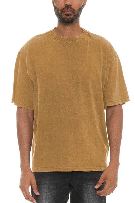 River Garment Wash Drop Shoulder Tee - Shop Style & More | Fresh Looks, Everyday Deals & Free Shipping