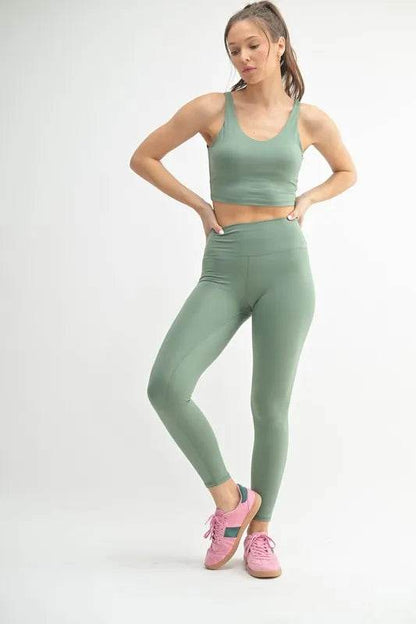 MONO B Venice Cloud Light Contour High-Waisted Leggings - Shop Style & More | Fresh Looks, Everyday Deals & Free Shipping