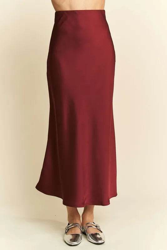 Davi & Dani High Waist Midi Skirt - Shop Style & More | Fresh Looks, Everyday Deals & Free Shipping