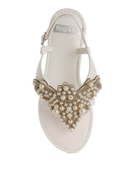 Nayasa Pin Buckle Pearls Flats - Shop Style & More | Fresh Looks, Everyday Deals & Free Shipping