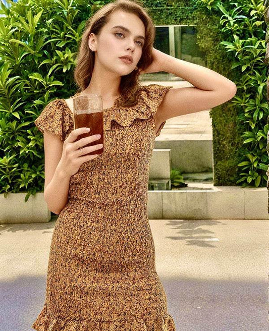 Cassia Ruffle Mini Dress - Shop Style & More | Fresh Looks, Everyday Deals & Free Shipping