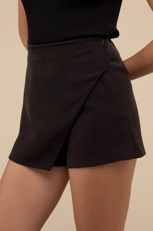 High Waist Asymmetrical Skort - Shop Style & More | Fresh Looks, Everyday Deals & Free Shipping