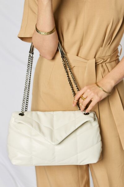 SHOMICO PU Leather Chain Handbag Bags