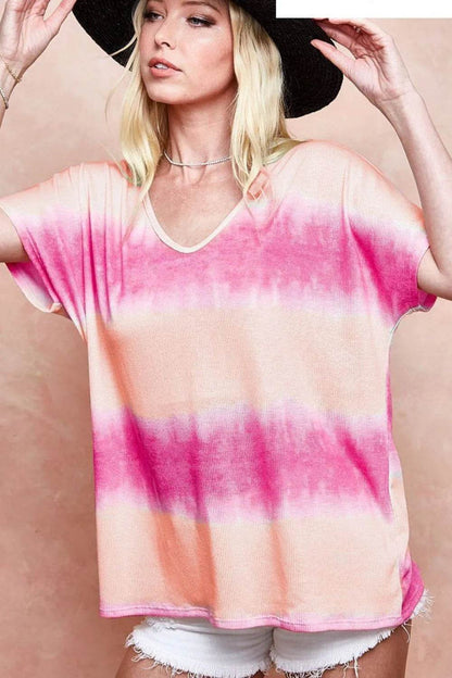 BiBi Tiedye Printed Hacci Knit Top - Shop Style & More | Fresh Looks, Everyday Deals & Free Shipping