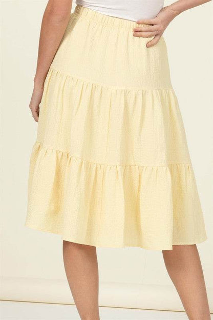 Call It a Day Tiered Midi Skirt - Shop Style & More | Fresh Looks, Everyday Deals & Free Shipping