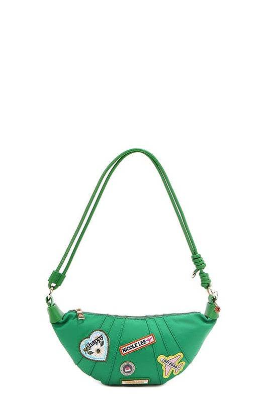 Nicole Lee USA Color Patch Croissant Bag - Shop Style & More | Fresh Looks, Everyday Deals & Free Shipping