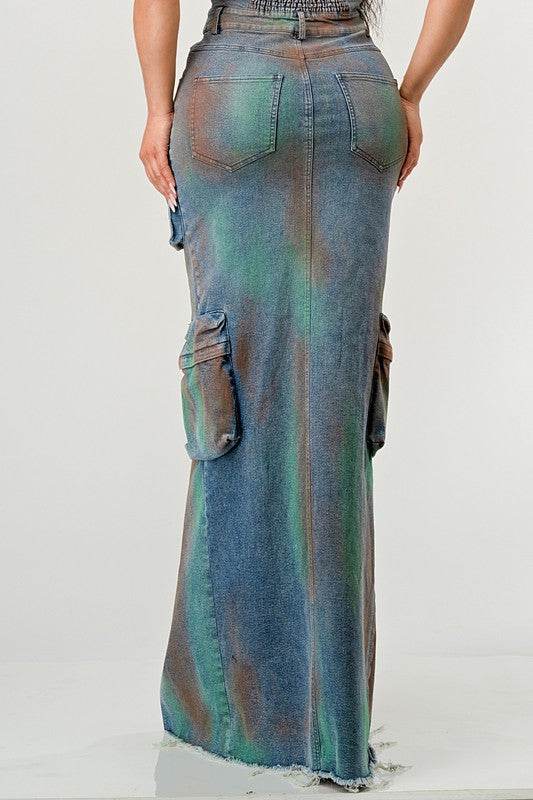 ATHINA VINTAGE HAND WASHED BUTTON UP SLIT DRESS - Shop Style & More | Fresh Looks, Everyday Deals & Free Shipping