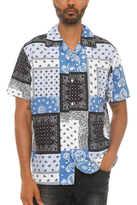 Mens Collared Print Button Down - Shop Style & More | Fresh Looks, Everyday Deals & Free Shipping