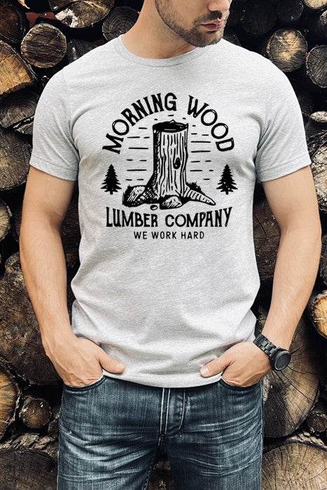Morning Wood Men's Tee - Shop Style & More | Fresh Looks, Everyday Deals & Free Shipping