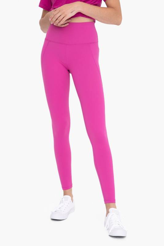 Tapered Band Essential Solid Highwaist Leggings - Shop Style & More | Fresh Looks, Everyday Deals & Free Shipping